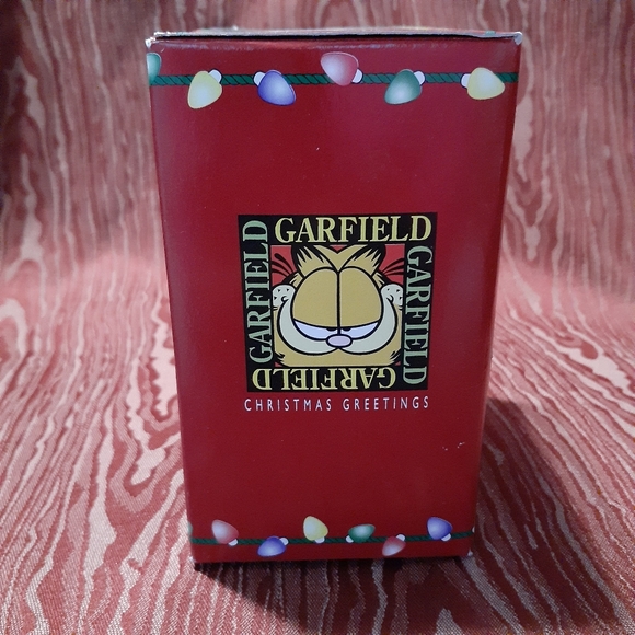 VINTAGE PAWS TRIM A TREE GARFIELD CHRISTMAS ORNAMENT COWBOY HAT AND CANDY CRANES - Picture 8 of 9